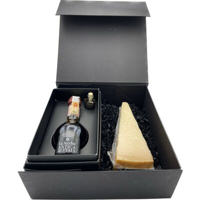 Box 3 – Traditioneller Balsamico-Essig aus Modena DOP 12 Jahre und Parmesan