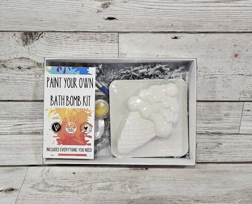 Ice Cream Parlour Paint your own Bath Bomb Kit