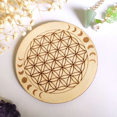 Flower of life Made in France in wood