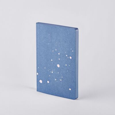 Sublime - Notebook Surface M - | cuaderno nuuna A5 | Cuadrícula de puntos de 3,5 mm | 176 páginas numeradas | Papel premium de 120 g | material vaquero reciclado | producido de forma sostenible en Alemania
