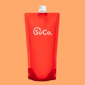 Coral Paper SuCo 2.0 - Bouteille d'eau réutilisable 600 ml 1