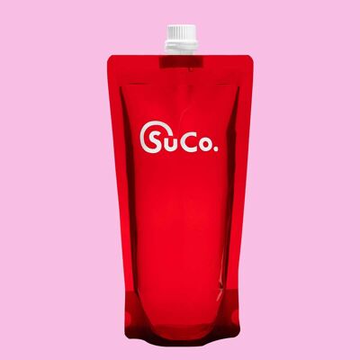Pepe SuCo 2.0 - Bottiglia d'acqua riutilizzabile da 600 ml