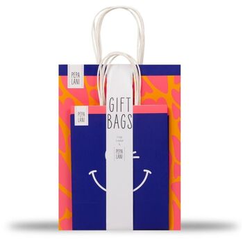 Pepa Lani coffret cadeau / 6 - Coeurs orange/rose & Smiley bleu