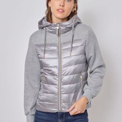 Lightweight down jacket with hood-1834