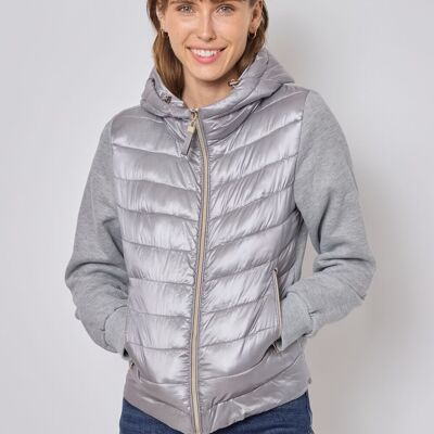 Lightweight down jacket with hood-1836