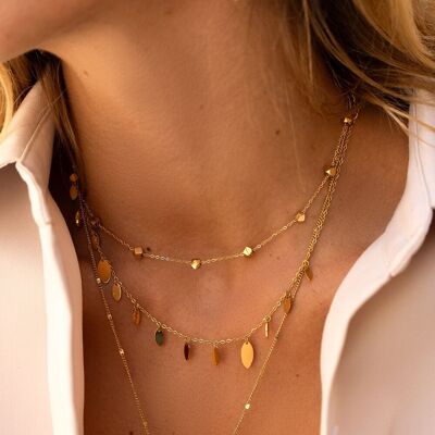 Roxylli necklace - cubic shapes
