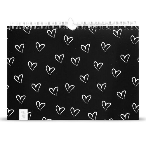 Pepa Lani family planner 2024 - Small hearts