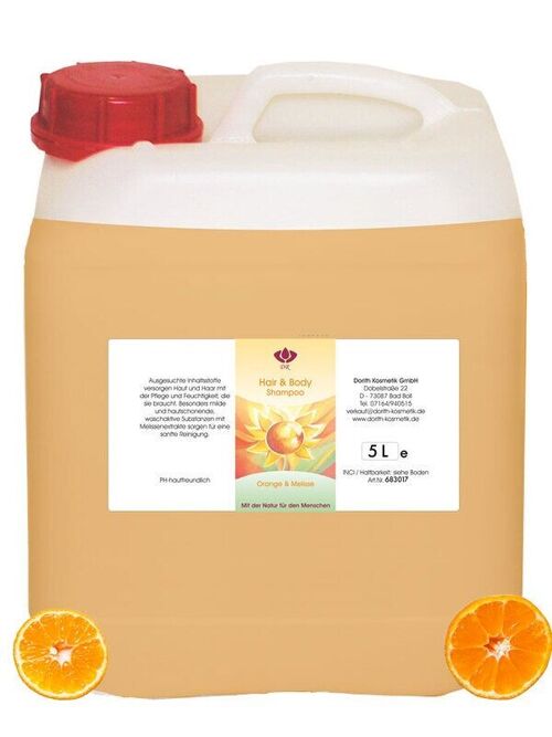 Hair & Body Shampoo-Duschgel Orange & Melisse