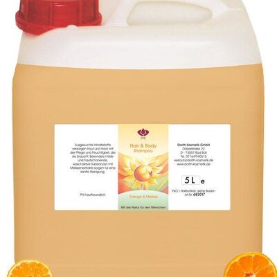 Hair & Body Shampoo-Duschgel Orange & Melisse