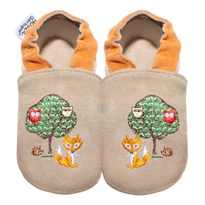 Children's shoes forest animals