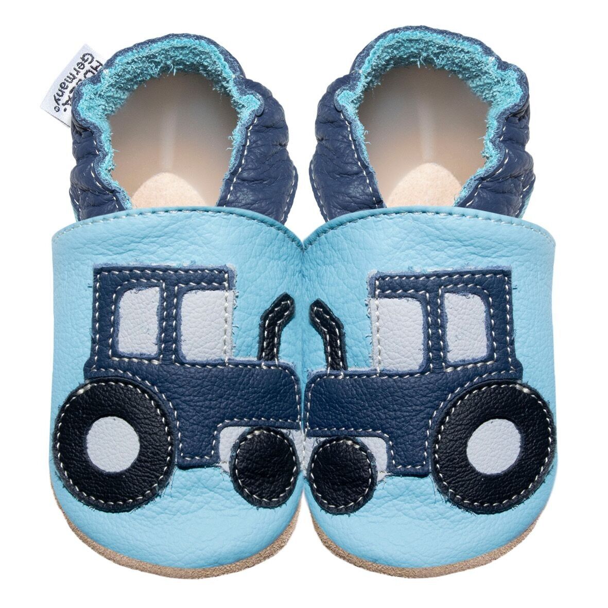 Scarpe per bambini trattore blu