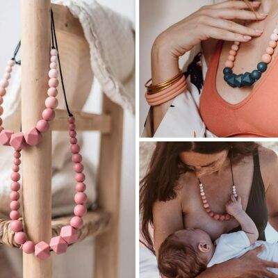 AUTUMN PACK - DISCOVERY N°3 | 12 MintyWendy nursing necklaces - Birth gift idea