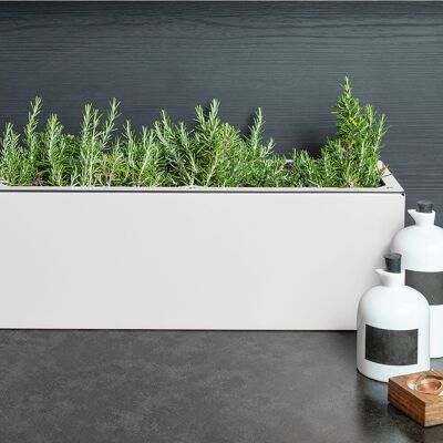 Rectangular flower box - 9 colors - flower boxes for indoors and/or outdoors - Made in France