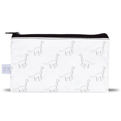 Pepa Lani pencil case square - Dinos small white