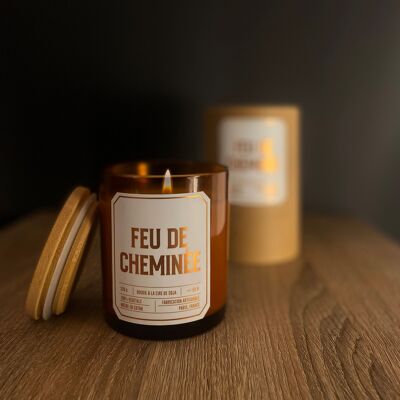 Vela perfumada “Fuego de chimenea”