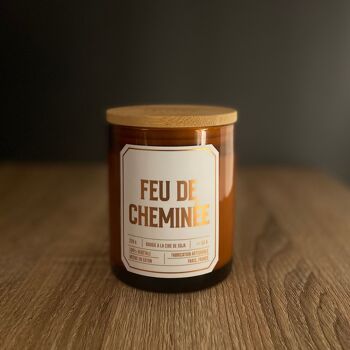 Bougie Parfumée "Feu de Cheminée" 2