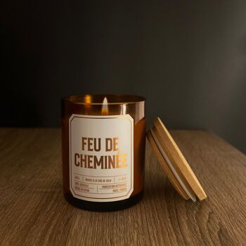 Bougie Parfumée "Feu de Cheminée" 3