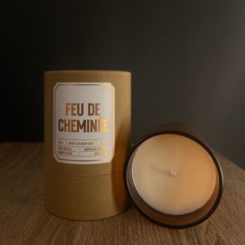 Bougie Parfumée "Feu de Cheminée" 4