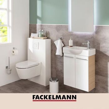 Brosse de toilette murale gris Fackelmann Mare 2