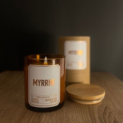 Duftkerze „Myrrhe“.