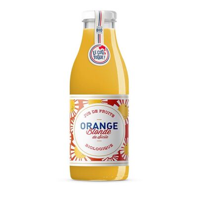 Organic blond orange juice from Sicily - 75 cl