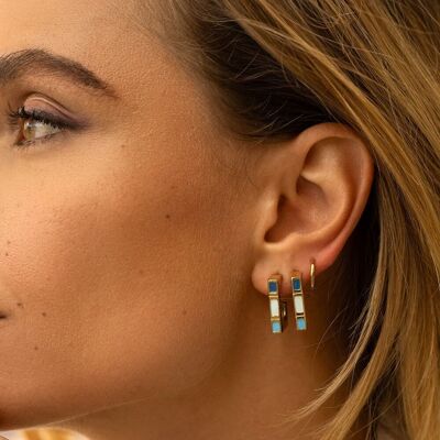Lia XS Momenti classic mini hoop earrings