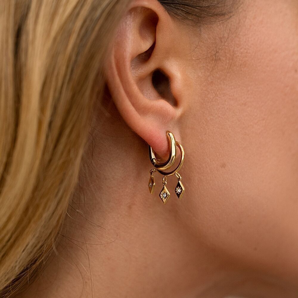 Lundino Mini-Creolen – oval