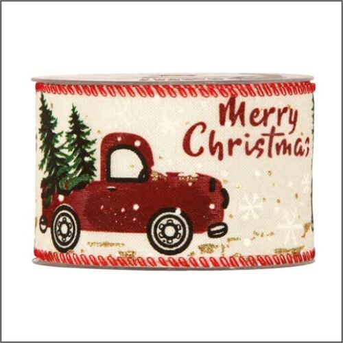 ribbon xmas car – 10 meters