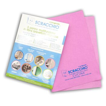 Chiffon de nettoyage de cuisine en fibre brevetée – Scracchio 4