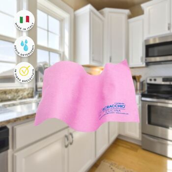 Chiffon de nettoyage de cuisine en fibre brevetée – Scracchio 3