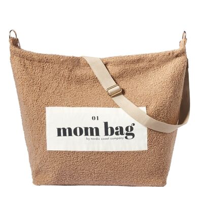 Sac Maman Teddy Bouclé Beige