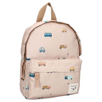 Sac à dos enfant Sweet Cuddles - Voitures beige 4