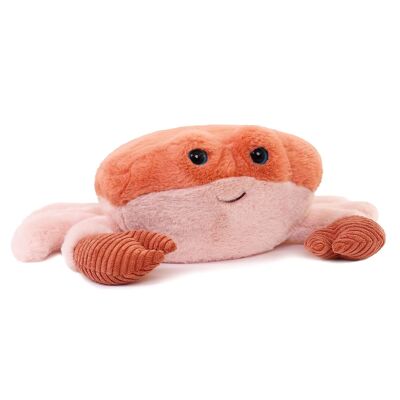 Peluche granchio ultra morbido 27 cm - Corallo