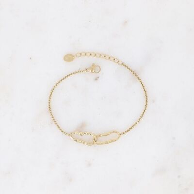 Garina bracelet - 2 oval rings