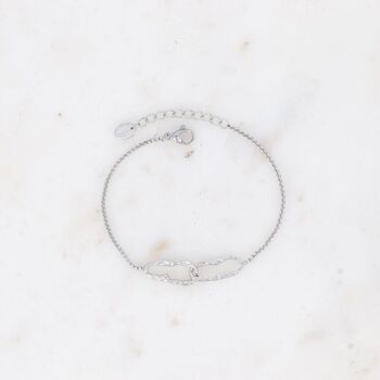 Bracelet Garina - 2 anneaux ovales 3