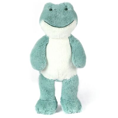 Ultra soft frog plush toy 35 cm - Green