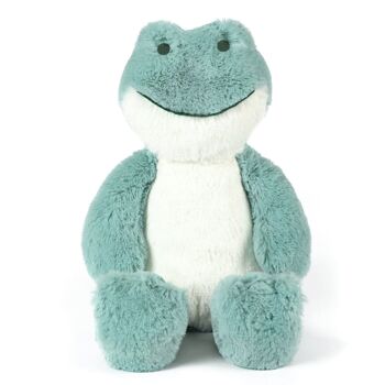 Peluche ultra douce grenouille 35 cm - Vert 2