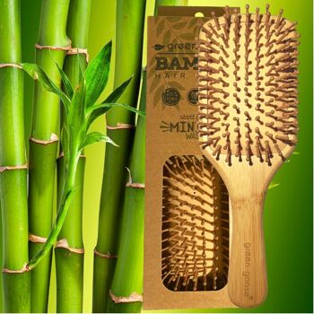 green-goose Brosse à cheveux en bambou XL 4