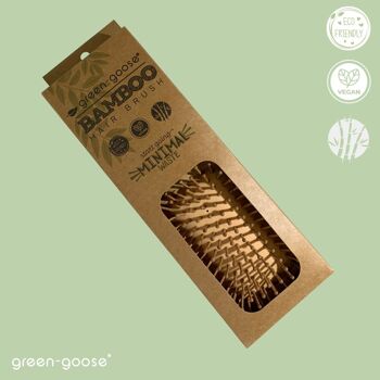 green-goose Brosse à cheveux en bambou XL 9
