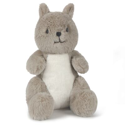 Peluche ultra douce écureuil 24 cm - Beige