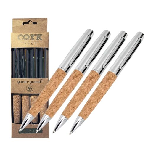 green-goose Kurk Pen | 4 Stuks