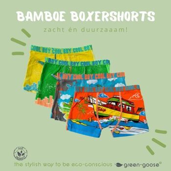 green-goose Boxer en bambou pour enfant 7