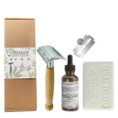 green-goose Carebox | The Shaving Pack | Bamboe