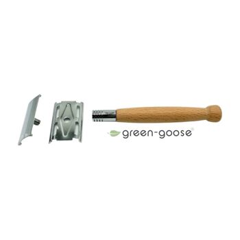 green-goose Coffret de rasage avec huile de rasage | Bambou 7