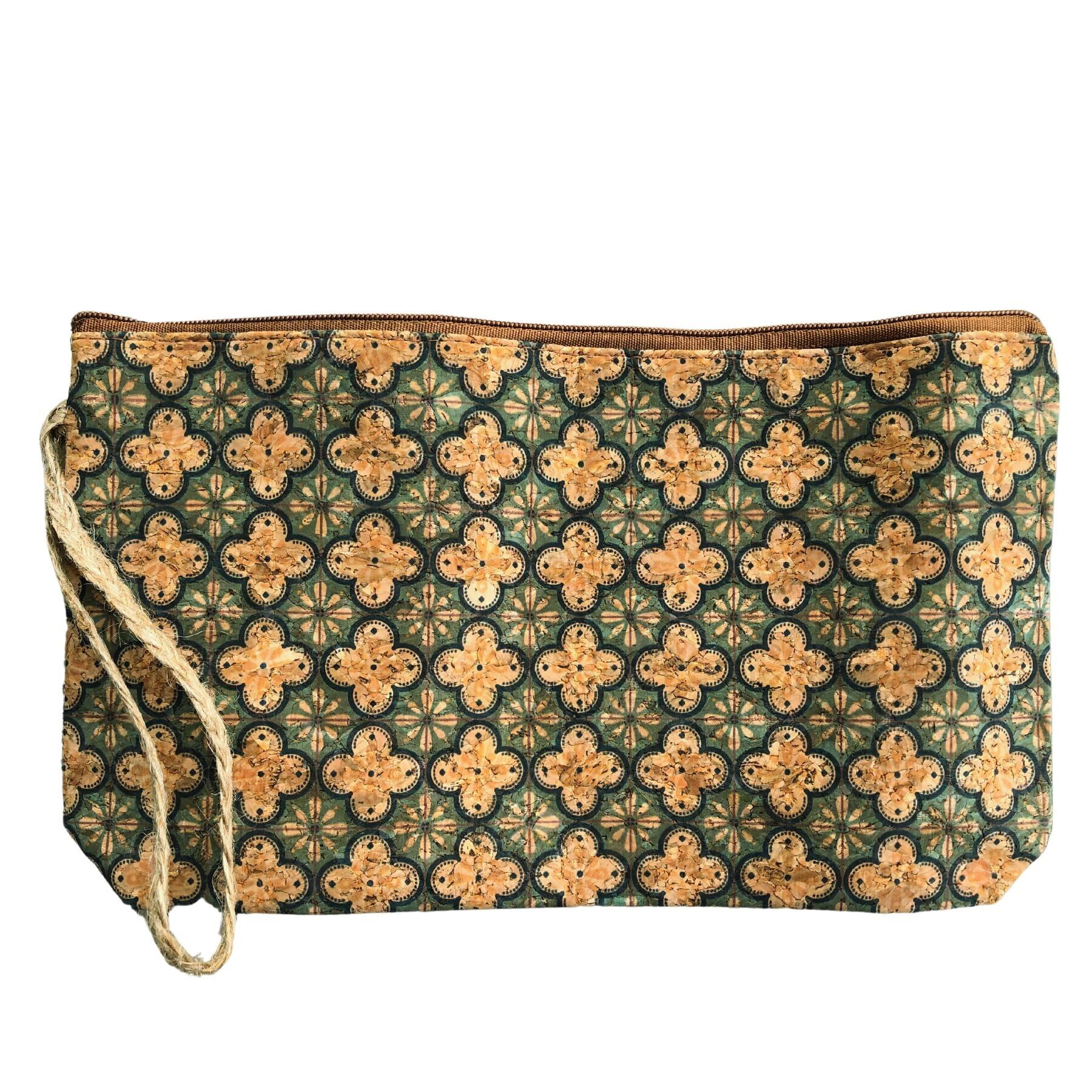 green-goose Kork-Make-up-Tasche | Türkis