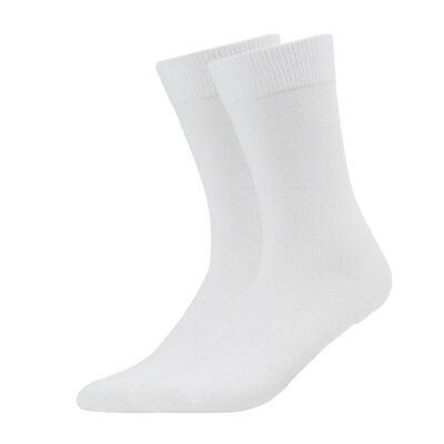 green-goose Calcetines De Bambú Hombre | 2 pares | Blanco