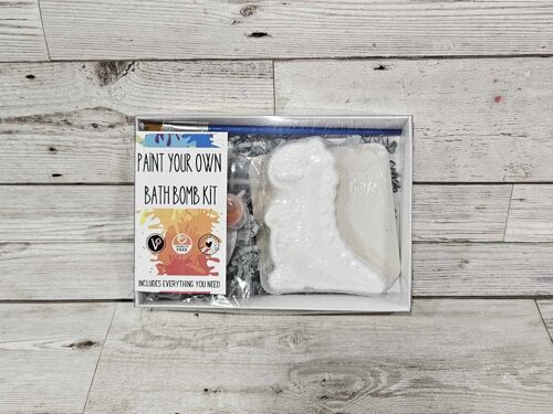 Dinosaur Paint your own Bath Bomb Kit