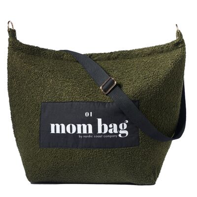 Bolso Mom Teddy Bouclé Oliva