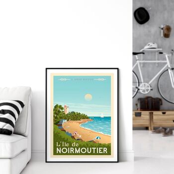 Affiche Voyage Noirmoutier France - 21x29.7 cm [A4] 3