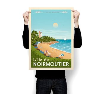 Affiche Voyage Noirmoutier France - 21x29.7 cm [A4] 4